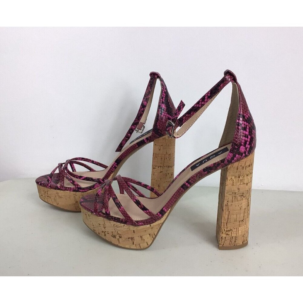 AQUA Heels Sandals Womens 7.5 - Picture 10 of 10
